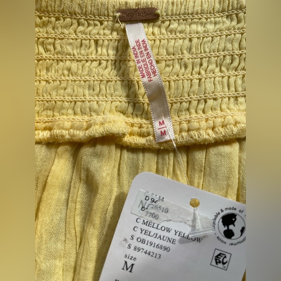 Free People Feelin Fancy Strapless Cotton Romper - Picture 3 of 9